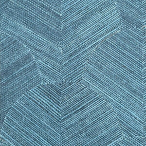 Natural Teal Blue Grasscloth Wallpaper