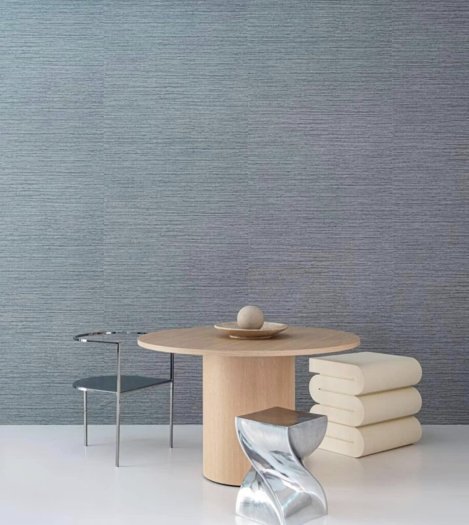Grasscloth wallpaper bedroom