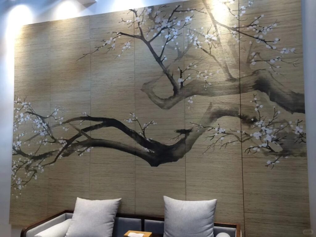 Printed Raffia Wallpaper Printed Raffia Wallpaper