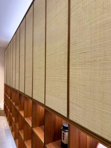 A Grasscloth Furniture Makeover